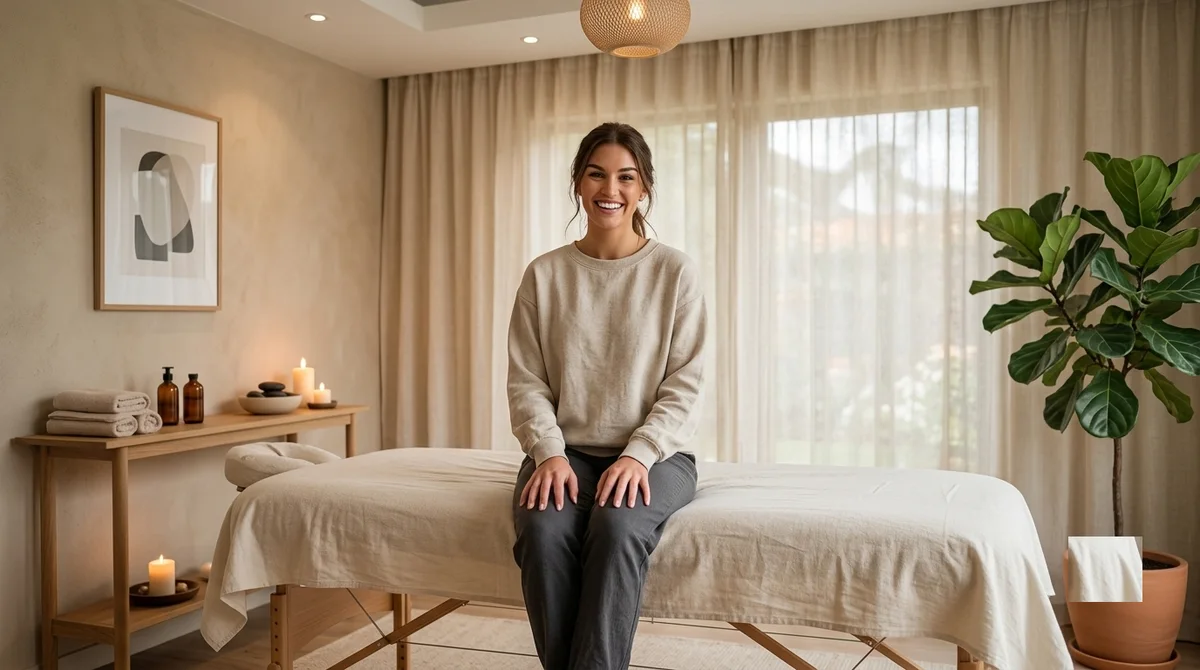 Gérante d'un salon de massage